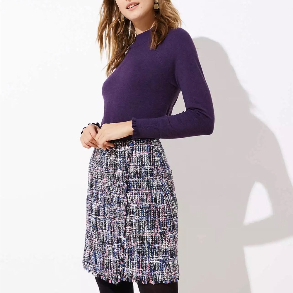 NWT Loft Tweed Skirt